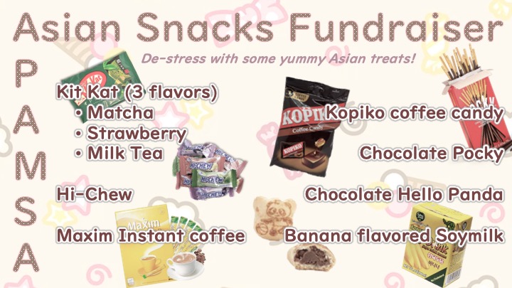 APAMSA Fundraiser: Asian Snacks!