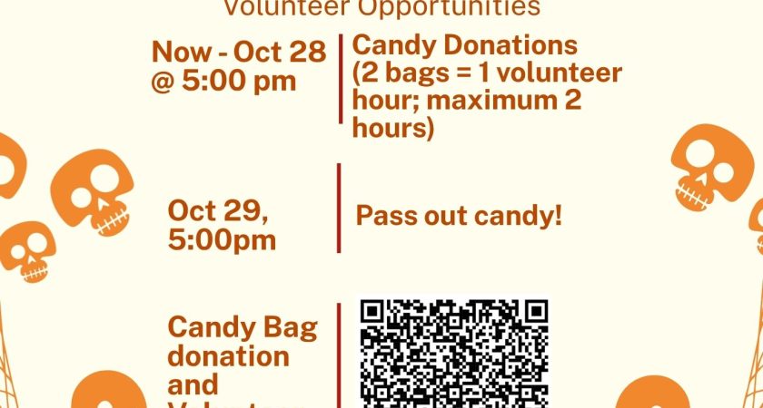 Mentoring Club’s Trail of Treats Volunteer Event!
