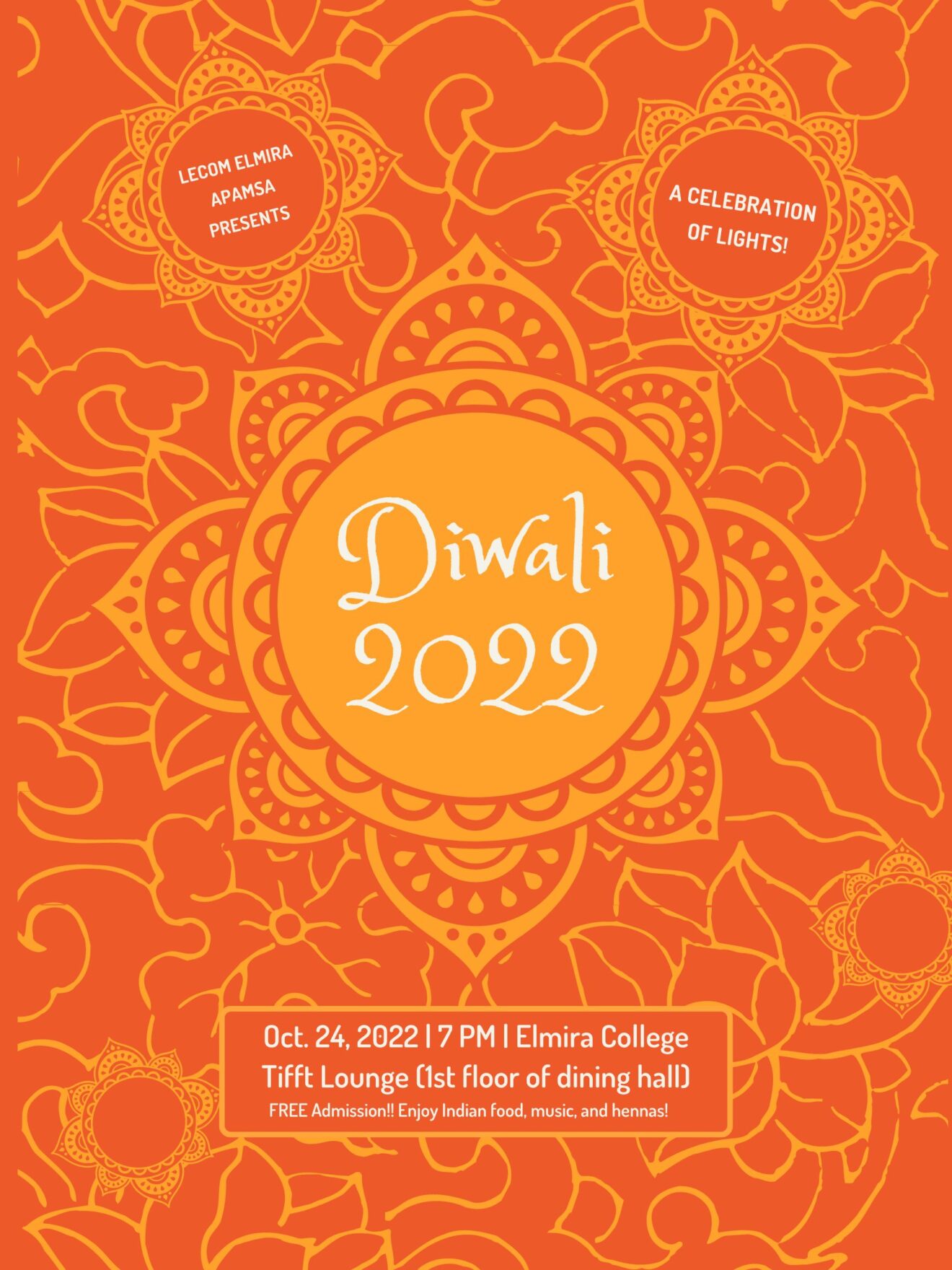 LECOM at Elmira APAMSA presents Diwali 2022